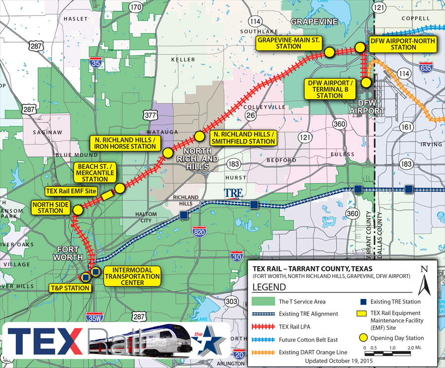 Construction on Rail Line Linking Fort Worth to DFW Airport Begins Soon ...