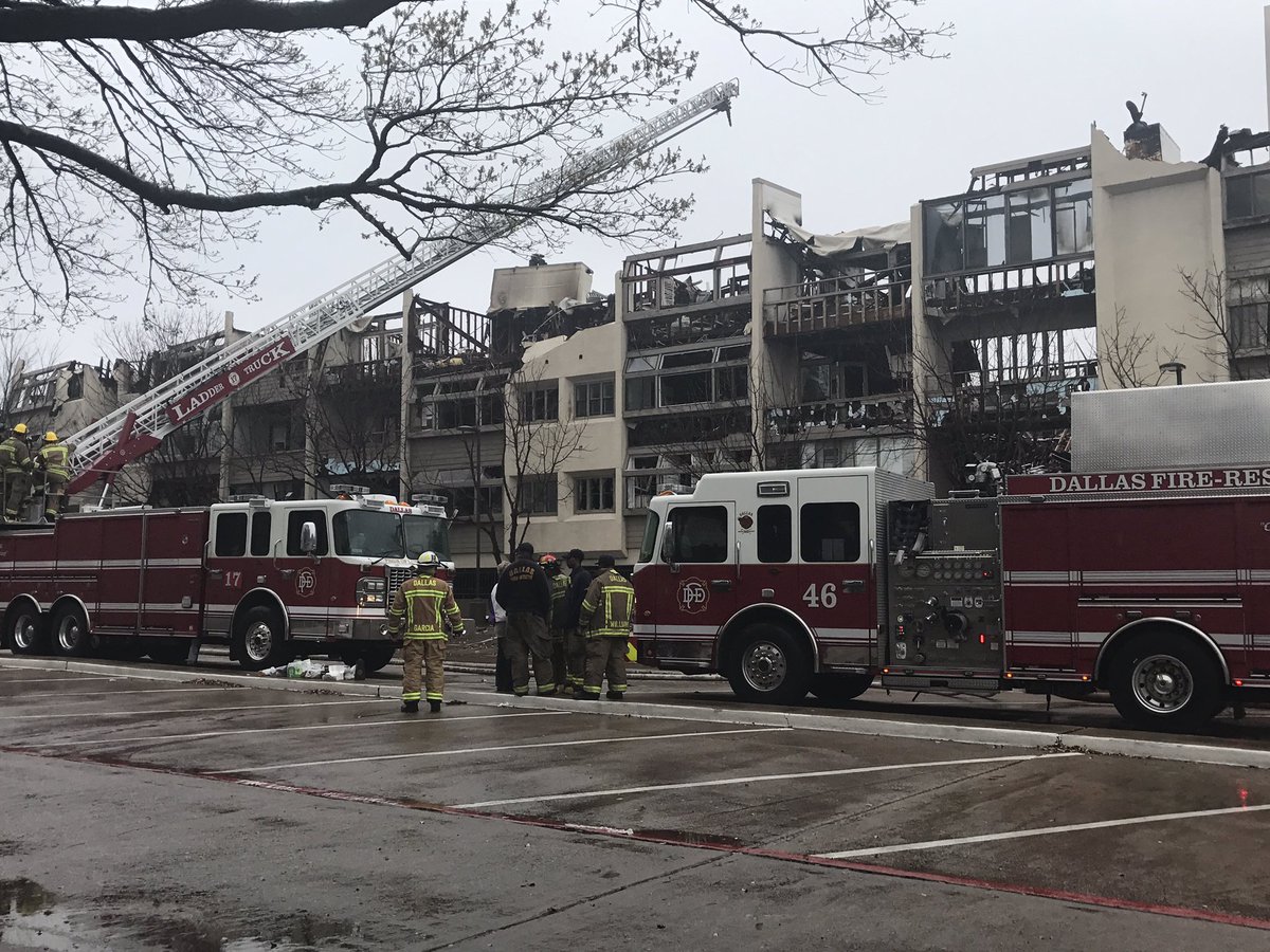 Body Found in Dallas Condominium Building Gutted by 7-Alarm Fire | News ...