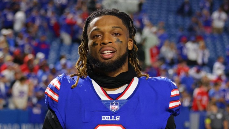 Bills safety Damar Hamlin returns to action in first regular-season game  since cardiac arrest