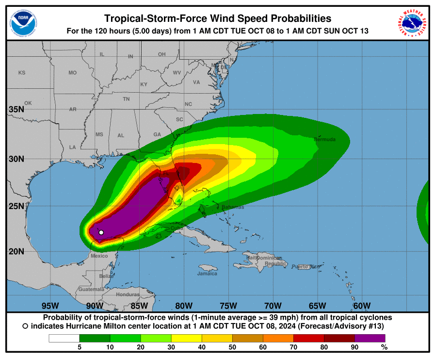 The NHC warns that Hurricane Milton could be one of the most destructive storms to hit west-central Florida, including Tampa. thumbnail